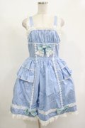 BABY,THE STARS SHINE BRIGHT / BABY RIBBONジャンパースカート Free サックス H-25-12-10-026-BA-OP-NS-ZH