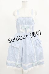 BABY,THE STARS SHINE BRIGHT / BABY RIBBONジャンパースカート Free サックス H-25-12-10-026-BA-OP-NS-ZH