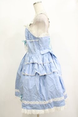 画像2: BABY,THE STARS SHINE BRIGHT / BABY RIBBONジャンパースカート Free サックス H-25-12-10-026-BA-OP-NS-ZH