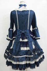 画像3: Angelic Pretty / ローズガーデンプリンセスワンピース free 紺 H-25-12-10-002-AP-OP-NS-ZH (3)