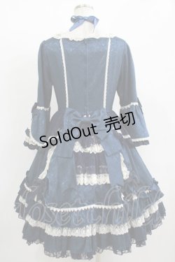 画像3: Angelic Pretty / ローズガーデンプリンセスワンピース free 紺 H-25-12-10-002-AP-OP-NS-ZH