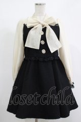 Rojita / ビジュボウタイリボンツイードワンピース Free ブラック/ベージュ H-25-12-10-029-LO-OP-NS-ZH