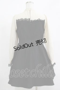 画像3: Rojita / ビジュボウタイリボンツイードワンピース Free ブラック/ベージュ H-25-12-10-029-LO-OP-NS-ZH