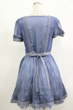 画像3: axes femme / ストライプワンピース M ブルー H-25-12-10-030-AX-OP-NS-ZH