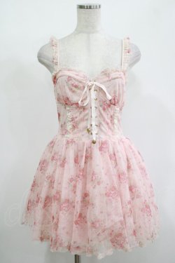 画像1: LIZ LISA / 花柄ワンピース Free ピンク H-25-12-10-031-LO-OP-NS-ZH