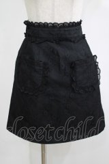 Ank Rouge / レーススカート M ブラック H-25-12-10-034-CA-SK-NS-ZH