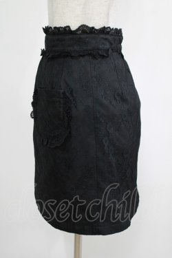 画像2: Ank Rouge / レーススカート M ブラック H-25-12-10-034-CA-SK-NS-ZH