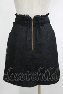 画像3: Ank Rouge / レーススカート M ブラック H-25-12-10-034-CA-SK-NS-ZH