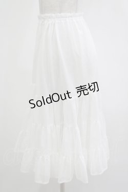 画像2: アトリエフク / フリルいっぱいパニエ 60cm丈 Free オフ H-25-12-10-037-EL-SK-NS-ZH