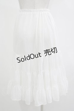 画像3: アトリエフク / フリルいっぱいパニエ 60cm丈 Free オフ H-25-12-10-037-EL-SK-NS-ZH
