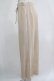 画像2: axes femme / カット素材プリーツパンツ M ベージュ H-25-12-10-038-AX-PA-NS-ZH (2)