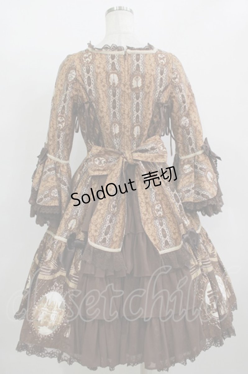 画像3: Angelic Pretty / カメオウィンドウDress Free ブラウン H-25-12-10-003-AP-OP-NS-ZH (3)