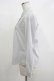 画像2: F i.n.t / ロゴリボンタイ付きピンタックブラウス Free OFF×BL H-25-12-10-043-CA-BL-NS-ZH (2)
