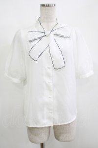 Fi.n.t / ピコミシンシアーボウタイブラウス Free OFF WHITE H-25-12-10-044-CA-BL-NS-ZH