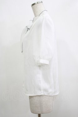 画像2: Fi.n.t / ピコミシンシアーボウタイブラウス Free OFF WHITE H-25-12-10-044-CA-BL-NS-ZH
