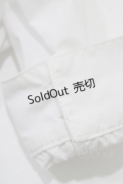 画像5: Fi.n.t / ロゴ刺繍ボウタイ長袖ブラウス Free OFF WHITE H-25-12-10-045-CA-BL-NS-ZH