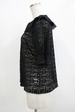 画像2: m petit by misako / TT* AOKレースブラウス M ブラック H-25-12-10-047-LO-BL-NS-ZH