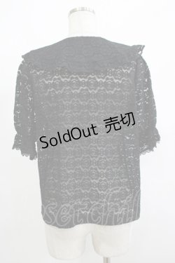 画像3: m petit by misako / TT* AOKレースブラウス M ブラック H-25-12-10-047-LO-BL-NS-ZH