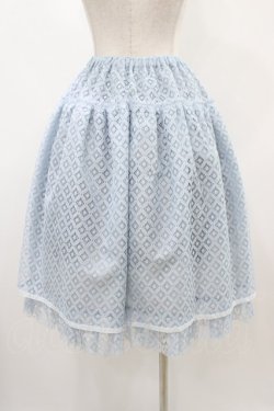 画像2: Emily Temple cute / Sleepレースペチコート  サックス H-25-12-10-1037-ET-SK-KB-ZH