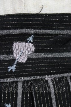 画像3: MILK / Sweetアロースカート  ブラックラメ×クールピンク H-25-12-10-1042-ML-SK-KB-ZH