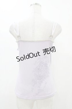 画像2: Ozz oneste / チャイナレースアップキャミソール  ラベンダー×サックス×グレー H-25-12-10-1045-OO-TO-KB-ZH