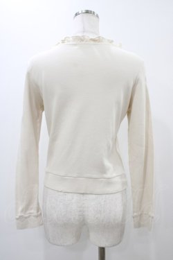 画像2: MILK / リボンカーディガン  アイボリー×ピンクリボン H-25-12-10-1049-ML-TO-KB-ZH