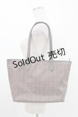 Q-pot. / ビターチョコレートジップトートバッグ  ビターチョコレート H-25-12-10-1008-QP-BG-KB-ZH