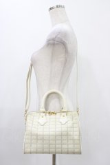 Q-pot. / ホワイトチョコレート・ミニボストンバッグ  ホワイトチョコレート H-25-12-10-1009-QP-BG-KB-ZH