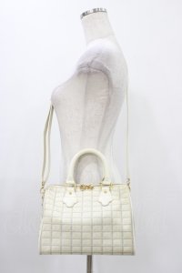 Q-pot. / ホワイトチョコレート・ミニボストンバッグ  ホワイトチョコレート H-25-12-10-1009-QP-BG-KB-ZH