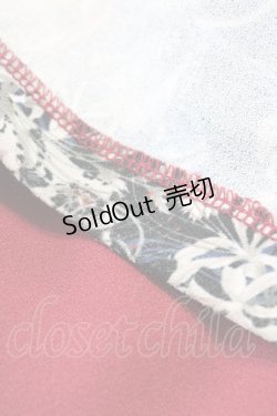 画像3: Qutie Frash / チャイナワイドパンツ  レッド H-25-12-10-1012-QU-PA-KB-ZH