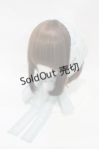 merry jenny / flowerジャガードヘッドドレス  ブルー H-25-12-10-1002-LO-AC-KB-ZH