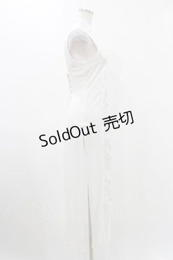 画像3: Qutie Frash / チャイナスリットワンピース  ホワイト H-25-12-10-1014-QU-OP-KB-ZH