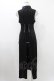 画像2: Qutie Frash / チャイナスリットワンピース  ブラック H-25-12-10-1015-QU-OP-KB-ZH (2)