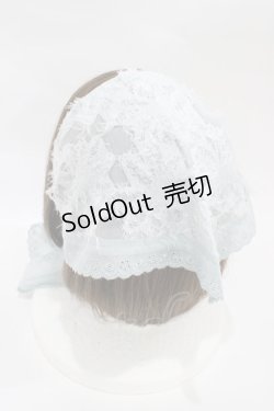 画像2: merry jenny / flowerジャガードヘッドドレス  ブルー H-25-12-10-1002-LO-AC-KB-ZH