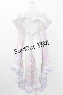 画像2: Qutie Frash / オフショル着物カーデ  ライトパープル H-25-12-10-1018-QU-TO-KB-ZH