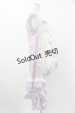 画像3: Qutie Frash / オフショル着物カーデ  ライトパープル H-25-12-10-1018-QU-TO-KB-ZH