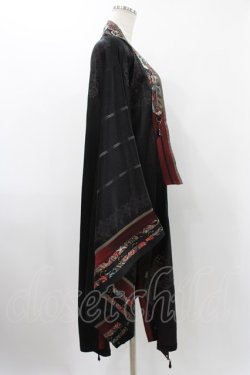 画像3: Ozz oneste / 彼岸刀刺繍羽織  黒 H-25-12-10-1019-OO-JA-KB-ZH