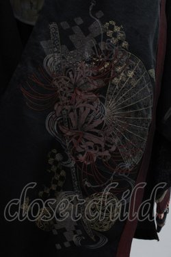 画像5: Ozz oneste / 彼岸刀刺繍羽織  黒 H-25-12-10-1019-OO-JA-KB-ZH