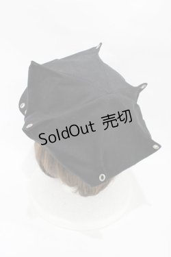 画像2: uf. / ツノツノキャスケット  ブラック H-25-12-10-1003-0-AC-KB-ZH