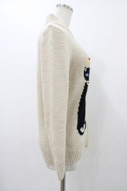 画像3: Leur Getter / ロイヤルキャットニットジャケット  アイボリー H-25-12-10-1021-LU-JA-KB-ZH