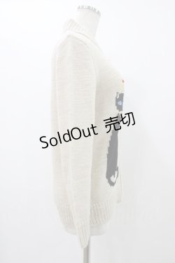 画像3: Leur Getter / ロイヤルキャットニットジャケット  アイボリー H-25-12-10-1021-LU-JA-KB-ZH
