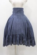 Sheglit / "小夜曲"バッスルスカート  ネイビー H-25-12-10-1022-EL-SK-KB-ZH