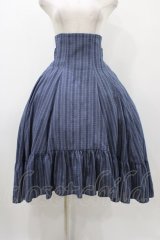 Sheglit / "小夜曲"バッスルスカート  ネイビー H-25-12-10-1022-EL-SK-KB-ZH