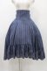 画像1: Sheglit / "小夜曲"バッスルスカート  ネイビー H-25-12-10-1022-EL-SK-KB-ZH (1)