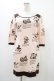 画像1: MILK / Animal Talesワンピース  ピンクベース H-25-12-10-1030-ML-OP-KB-ZH (1)