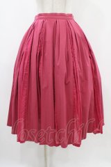 Jane Marple Dans Le Salon / プリーツロングスカート M ローズピンク H-25-12-10-1031-JM-SK-KB-ZH