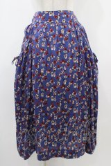 Jane Marple Dans Le Salon / Dance With Roses Drawstring Skirt  ネイビー H-25-12-10-1032-JM-SK-KB-ZH
