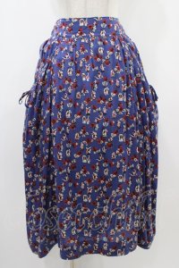 Jane Marple Dans Le Salon / Dance With Roses Drawstring Skirt  ネイビー H-25-12-10-1032-JM-SK-KB-ZH