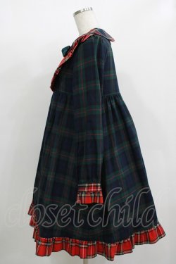 画像2: Nile Perch / チェックワンピース Free グリーン/レッド H-25-12-10-004-LO-OP-NS-ZH