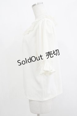 画像2: m petit by misako / TT*AOKエリレースPO M アイボリー H-25-12-10-048-LO-TO-NS-ZH